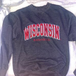 wisconsin crewneck
